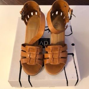 Dolce Vita leather wedge sandals
